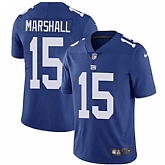 Nike New York Giants #15 Brandon Marshall Royal Blue Team Color NFL Vapor Untouchable Limited Jersey,baseball caps,new era cap wholesale,wholesale hats